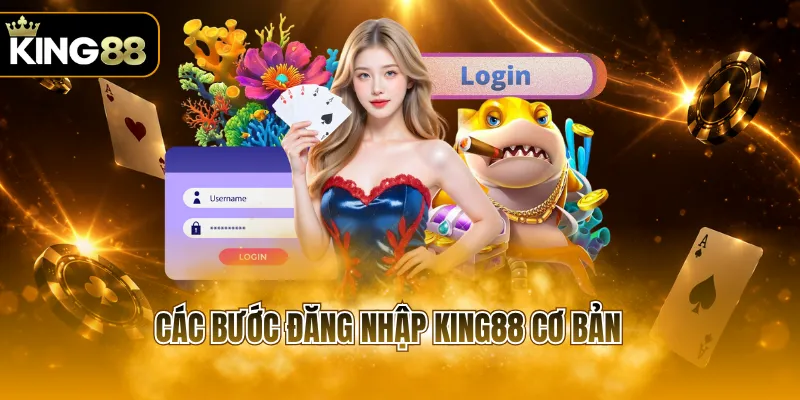Các bước đăng nhập KING88 cơ bản