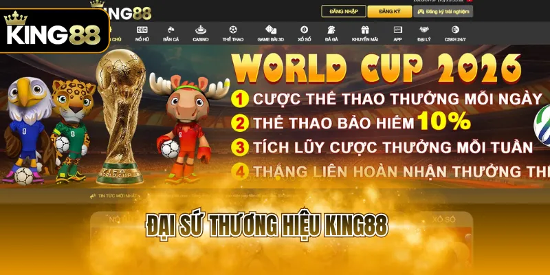 đại sứ thương hiệu KING88