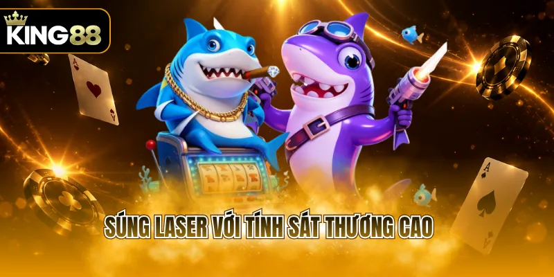 Súng laser với tính sát thương cao
